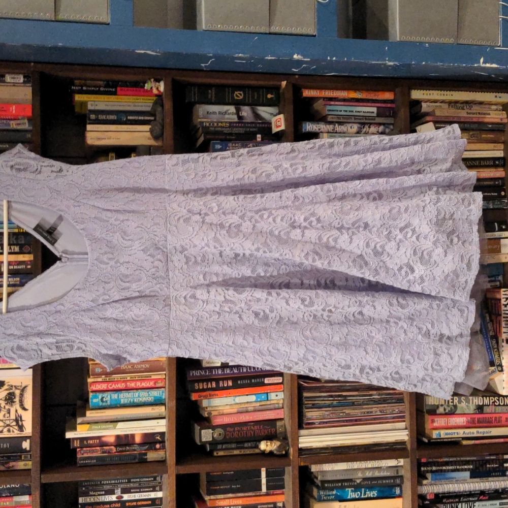 LANE BRYANT Lavender Lace and Tulle Dress in size 18/20